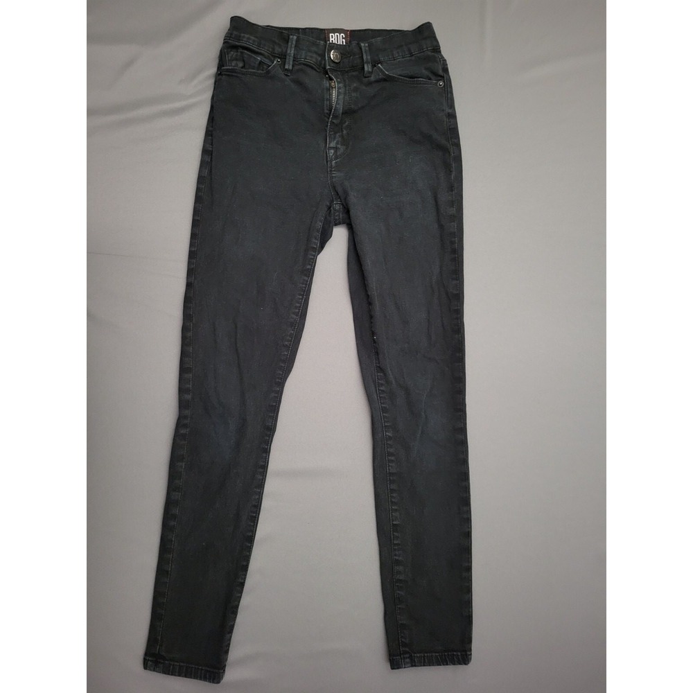 BDG Urban Outfitters Twig High Rise Cropped‎ Skinny Jeans Black Womens Size 24